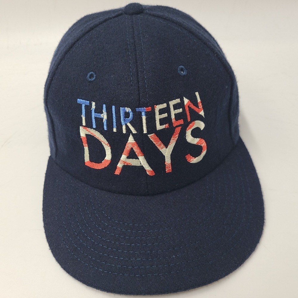 Vintage Thirteen Days Movie Promo Hat Adjustable 2000 Thriller War Wool Blend